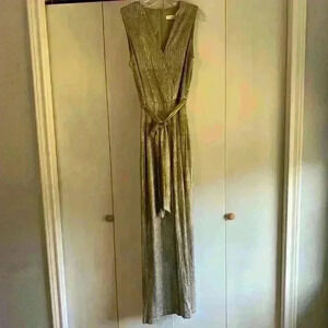 Bishop + young silver jumpsuit